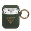 Guess GUACA2LSTLKA AirPods 1/2 coverkhaki Silicone Triangle Logo