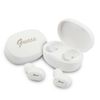 Guess słuchawki Bluetooth GUTWST30WHTWS + stacja dokująca biały/white