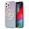 Guess GUHCP12LPCUGLBPG iPhone 12 Pro Maxniebieski/blue hard case Glitter Gradient 4G Circle Logo