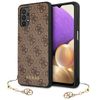 Guess GUHCA325GF4GBR A325 A32 LTE brązowy/brown hard case 4G Charms Collection