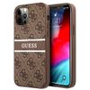 Guess GUHCP12L4GDBR iPhone 12 Pro Max6,7" brązowy/brown hardcase 4G Stripe