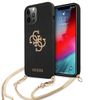 Guess GUHCP12MLSC4GBK iPhone 12/12 Pro6,1" czarny/black hardcase 4G Gold Chain Collection