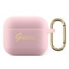 Guess GUA3SSSI AirPods 3 coverróżowy/pink Silicone Vintage Script