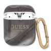 Guess GUA2UNMK AirPods 1/2 coverczarny/black Marble Collection