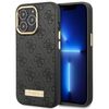 Guess GUHMP14LU4GPRK iPhone 14 Pro6,1" czarny/black hard case 4G Logo Plate MagSafe