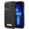 Guess GUHMP13XSAPSTK iPhone 13 Pro Max6,7" czarny/black hardcase Peony Logo Plate MagSafe