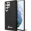 Guess GUHCS23LHGGSHK S23 Ultra S918 czarny/black hard case Glitter Script