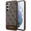 Guess GUHCS23SG4GLBR S23 S911brązowy/brown hardcase 4G Stripe Collection