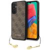 Guess GUHCSA34GF4GBR A34 5G A346 brązowy/brown hardcase 4G Charms Collection