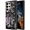 Guess GUHCS23LHCFWSK S23 Ultra S918 czarny/black hardcase Flower Collection