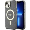 Guess GUHMP14SHCMCGK iPhone 14 / 15 / 136.1" czarny/black hardcase Glitter Gold MagSafe
