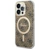 Guess GUHMP14LH4STW iPhone 14 Pro 6.1"brązowy/brown hardcase 4G MagSafe