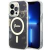Guess GUHMP14XHTMRSK iPhone 14 Pro Max6.7" czarny/black hardcase Golden Marble MagSafe