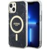 Guess GUHMP14MPCUMAK iPhone 14 Plus/ 15 Plus 6.7" czarny/black hardcase Marble MagSafe
