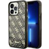 Guess GUHCP14XLC4PSGK iPhone 14 Pro Max6.7" czarny/black hardcase Liquid Glitter 4G Transculent