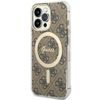 Guess GUHMP13LH4STW iPhone 13 Pro / 136.1" brązowy/brown hardcase 4G MagSafe