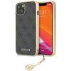 Guess GUHCP14SGF4GGR iPhone 14 / 15 / 136.1" szary/grey hardcase 4G Charms Collection