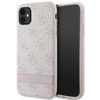 Guess GUHCN61P4SNP iPhone 11 / Xrróżowy/pink hardcase 4G Stripe