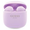Guess słuchawki Bluetooth GUTWST26PSUTWS + stacja dokująca fioletowy/purple Classic EST Logo