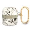 Guess GUA2HCHMAG AirPods 1/2 coverszary/grey Marble Strap Collection