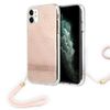 Guess GUOHCN61H4STP iPhone 11różowy/pink hardcase 4G Print Strap