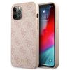 Guess GUHCP12MG4GFPI iPhone 12 / 12 Pro6,1" różowy/pink hard case 4G Metal Gold Logo