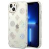 Guess GUHCP14MHTPPTH iPhone 14 Plus/ 15 Plus 6.7" przezroczysty/transparent hard case Peony Glitter