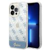 Guess GUHCP14LHG4MHB iPhone 14 Pro6,1" niebieski/blue hardcase 4G Pattern Script