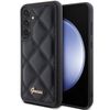 Guess GUHCS23FEPSQSQSK S23 FE S711czarny/black hardcase Quilted Metal Logo
