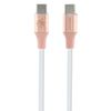 Guess GUCCLALRGDP kabel USB-C - USB-C1.5m Fast Charging różowy/pink Ebossed Logo