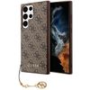 Guess GUHCS24LGF4GBR S24 Ultra S928 brązowy/brown hardcase 4G Charms Collection