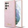 Guess GUHCS24LHGGSHP S24 Ultra S928 różowy/pink hardcase Glitter Script