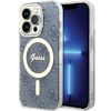 Guess GUHMP15LH4STB iPhone 15 Pro 6.1" niebieski/blue hardcase IML 4G MagSafe
