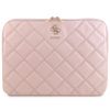 Guess Sleeve GUCS14ZPSQSSGP 14"różowy/pink Quilted 4G
