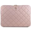 Guess Sleeve GUCS16ZPSQSSGP 16"różowy/pink Quilted 4G