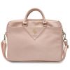 Guess Torba GUCB15ZPGSTEGP 16"różowy/pink Triangle 4G