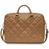 Guess Torba GUCB15ZPSQSSGW 16"brązowy/brown Quilted 4G
