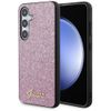 Guess GUHCS24MHGGSHU S24+ S926 fioletowy/purple hardcase Glitter Script