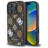 Guess GUHMP16XP4PWPW iPhone 16 Pro Max 6.9" brązowy/brown hardcase Peony On 4G Background MagSafe