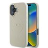 Guess GUHMP16SPGHSMME iPhone 16 beżowy/beige hardcase Grained Ring MagSafe