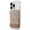 Guess Wallet Card Slot GUWMSHGCFSEWMagSafe GCube stripe brązowy/brown