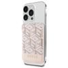 Guess Wallet Card Slot GUWMSHGCFSEPMagSafe GCube stripe różowy/pink