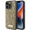 Guess GUHCP15LPFGSBSD iPhone 15 Pro 6.1" żółty/yellow hardcase Rhinestone Metal Logo