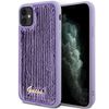 Guess GUHCN61PSFDGSU iPhone 11 / Xr 6.1" fioletowy/purple hardcase Sequin Script Metal