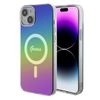 Guess GUHMP15MHITSK iPhone 15 Plus / 14 Plus 6.7" wielokolorowy/rainbow hardcase IML Iridescent MagSafe