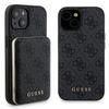 Zestaw Guess GUBPM5P15S4GEMGK iPhone15 6.1" hardcase + Powerbank 5000mAh MagSafe czarny/black 4G Metal Logo