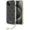 Guess GUHCP15SGF4GGR iPhone 15 / 14 / 13 6.1" szary/grey hardcase 4G Charms Collection