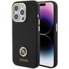 Guess GUHCP15LM4DGPK iPhone 15 Pro6.1" czarny/black hardcase Silicone Logo Strass 4G