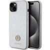Guess GUHCP15SPS4DGPS iPhone 15 / 14 / 13 6.1" srebrny/silver hardcase Strass Metal Logo