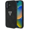 Etui Guess Hot Stamp 4G Pattern Triangle Metal Logo do iPhone 16 czarny